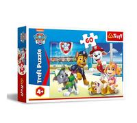 Trefl - Puzzle 60 Pezzi, nel Mondo dei cagnolini, Paw Patrol, 4+ | Sviluppo della concentrazione e della percezione, alta qualità, puzzle con personaggi delle fiabe, regalo perfetto