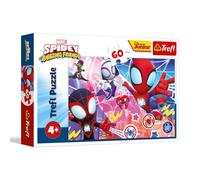Trefl - Puzzle 60 pezzi, Un'avventura eroica: Spidey e i suoi amici, 4+ | Sviluppo della concentrazione e della percezione, alta qualità, puzzle con personaggi delle fiabe, regalo perfetto