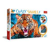 Puzzle Crazy Shapes Attacco della Tigre 600 Pezzi di TREFL