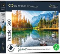 Trefl - Puzzle Ai piedi delle Alpi, Lago Hintersee, Germania UFT - 1500 Pezzi