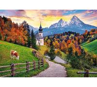 Trefl - Alpi bavaresi in autunno - 2000 pezzi - Puzzle fai da te, intrattenimento creativo, puzzle classici per adulti e bambini dai 14 anni in su