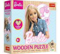 Trefl Puzzle in Legno Junior 50 Pezzi - Barbie - 1 pz.
