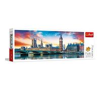 Trefl 916 29507 Ben Abbey, London EA 500 Teile, Panorama, Premium Quality, für Erwachsene und Kinder ab 10 Jahren 500pcs Big Ben & Palace of Westminster, Coloured