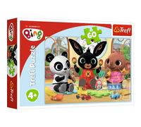 Trefl- Im Rhythmus von, Hase 60 Elementi, al Ritmo di Bing, per Bambini dai 4 Anni Puzzle, Colore Bunny, 17342