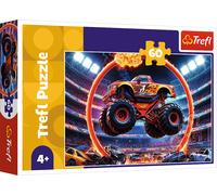 Trefl - Puzzle Camion dei mostri - 40-99 Pezzi