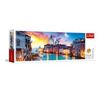 Trefl, Puzzle, Canal Grande, Venezia, 1000 Elementi, Panorama, Qualità Premium, per adulti e Bambini dai 12 anni