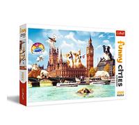 Puzzle Città Divertenti: Cani a Londra 1000 Pezzi