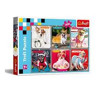 Trefl, Puzzle, Cani felici, 200 Pezzi, per Bambini da 7 Anni