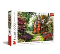 Trefl 1000 Elementi, Stile, casa, Alberi, Fiori, Colori, Te, intrattenimento Creativo, Divertimento, Regalo, Classico Puzzle Villetta Vittoriana, 103557