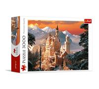 Trefl, Puzzle, Castello d'Inverno Neuschwanstein, Germania, 3000 Elementi, Qualità Premium, per adulti e Bambini dai 15 anni