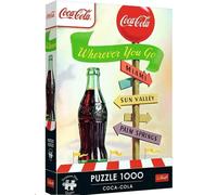Trefl - Puzzle Coca-Cola: Ovunque tu vada - 1000 Pezzi