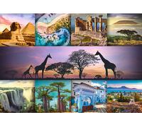 Puzzle 1000 pezzi collage Africa