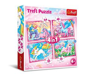 Trefl- Puzzle, Colore Bianco, 34389
