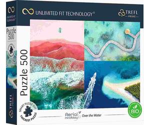 Trefl - Puzzle Colpo di testa aereo: sopra l'acqua - 500 Pezzi