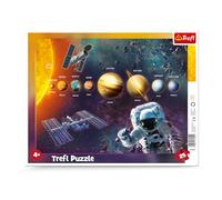 Trefl-Puzzle con Cornice 25 Elementi, per Bambini dai 4 anni, Colore, Sonnensystem