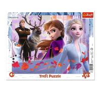 Trefl, Puzzle con Cornice, Disney Frozen 2, 25 Pezzi, Avventure nella Landa Ghiacciata, dai 4 anni in su