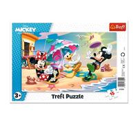 Puzzle divertimento in spiaggia di Mickey e Minnie
