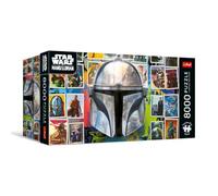 Trefl - Puzzle da 8.000 pezzi, Star Wars, The Mandalorian - Heroes | Premium Plus, per bambini e adulti dai 15 anni in su, linea con i personaggi preferiti, alta qualità, vestibilità perfetta