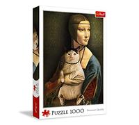 Trefl - Puzzle Signora con gatto - 1000 Pezzi