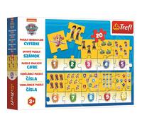trefl Puzzle di apprendimento dei numeri Paw Patrol 20 pezzi 1 St