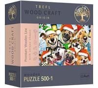 Puzzle di Natale Cani TREFL Wood Craft Origin