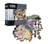 Trefl - Puzzle di Legno: Disney Villains, Rally di Villains - 1000 Pezzi, Artigianato in Legno, Forme Irregolari, 100 Figure di Fiabe, Puzzle Moderno e di Qualità, per Bambini dai 12 Anni in Su