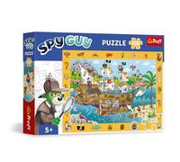 Trefl - Puzzle di osservazione 100 pezzi, Spy Guy: Nave pirata, 5+ | Trova tutti gli oggetti nella cornice, puzzle colorati, sviluppo della concentrazione e della capacità di osservazione