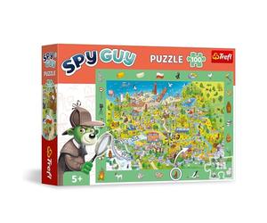 Trefl - Puzzle di osservazione 100 pezzi, Spy Guy: Polonia, 5+ | Trova tutti gli oggetti nella cornice, sviluppo della concentrazione e della capacità di osservazione