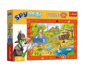 trefl Puzzle di ricerca immagini Spy Guy: Safari 24 pezzi 1 St
