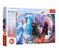 Trefl, Puzzle, Disney Frozen 2, 100 Pezzi, Magia del Paesaggio Ghiacciato, per Bambini dai 5 Anni