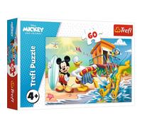 Trefl, Puzzle, Disney Topolino e i Suoi Amici, 60 Pezzi, Una Giornata Interessante per Topolino e i Suoi Amici, per Bambini dai 4 Anni