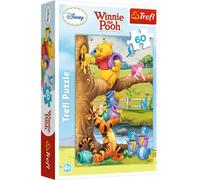 Trefl- Winnie The Pooh & Friends 60 Elementi, Un Piccolo Qualcosa, per Bambini da 4 Anni Puzzle, Colore Disney, 916 17264