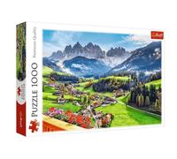 Puzzle 1000 pezzi - St. Magdalena, Dolomiti, Italia Trefl