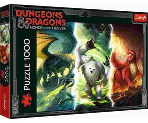 Trefl - Puzzle Dungeons & Dragons: onore tra i ladri, mostri leggendari di Faerun - 1000 Pezzi