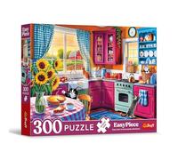 Trefl Puzzle EasyPiece: Mattina in Cucina-300 Pezzi Grandi, Facile da Assemblare, per Adulti e Bambini dai 10 anni, Multicolore, 23102