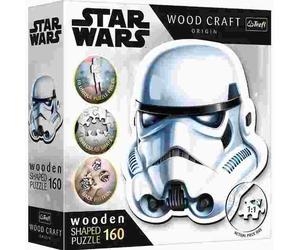 Trefl - Puzzle Elmetto Contour Stormtrooper in legno - 160 Pezzi