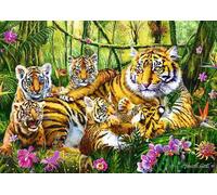 Puzzle Famiglia Di Tigri 500 Pezzi