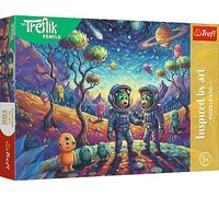 Trefl - Puzzle Famiglia Treflik: Fantasie spaziali - 100 Pezzi
