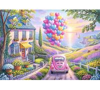 Trefl - Romantic Ride - Puzzle da 1000 pezzi - Paesaggio marittimo Puzzle, intrattenimento creativo, divertimento, per adulti e bambini dai 14 anni in su