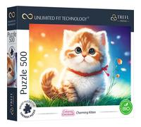 Trefl Prime - Puzzle UFT Cuteness Overload: Charming Kitten - 500 Pezzi - Cartone più Spesso, Puzzle Moderno per gli Appassionati di Gatti, Intrattenimento Creativo per Adulti e Bambini dai 10 anni