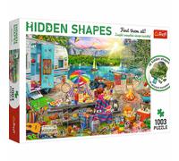 Trefl Puzzle Hidden Shapes Viaggio In Camper, 1003 Pezzi, 68.3 X 48 Cm Nuovo