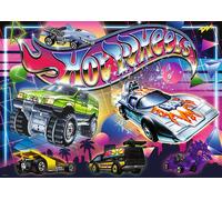 Trefl - Hot Wheels: Anni '80-500 pezzi - Puzzle fai da te, intrattenimento creativo, per adulti e bambini dai 10 anni in su