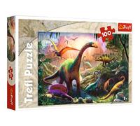 Trefl, Puzzle, Il Mondo dei Dinosauri, 100 Pezzi, per Bambini dai 5 Anni