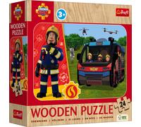 Trefl Puzzle in Legno 24 Pezzi - Sam il Pompiere - 1 pz.