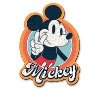 Trefl - Puzzle in Legno 3D: Disney, Topolino Retrò - 160 Pezzi, Wood Craft, Forme Irregolari, 10 Figurine, Moderno Puzzle Premium, per Adulti e Bambini dai 9 anni di età