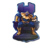 Trefl - Puzzle in Legno 3D: Marvel's Avengers, Thanos sul Trono - 160 Pezzi, Wood Craft, Forme Irregolari, 10 Figurine, Moderno Puzzle Premium, per Adulti e Bambini dai 9 Anni di età