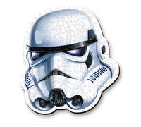 Trefl - Puzzle in Legno 3D: Star Wars, Casco Stormtrooper - 160 Pezzi, Wood Craft, Forme Irregolari, 10 Figurine, Moderno Puzzle Premium, per Adulti e Bambini dai 9 Anni di età