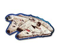 Trefl - Puzzle in Legno 3D: Star Wars, Millennium Falcon - 160 Pezzi, Wood Craft, Forme Irregolari, 10 Figurine, Moderno Puzzle Premium, per Adulti e Bambini dai 9 Anni di età