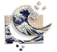 Trefl - Puzzle La Grande Onda di Kanagawa di Hokusai in legno - 200 Pezzi