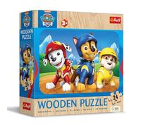 Trefl Puzzle in Legno Junior 24 Pezzi - Paw Patrol, Dog Crew - 1 pz.